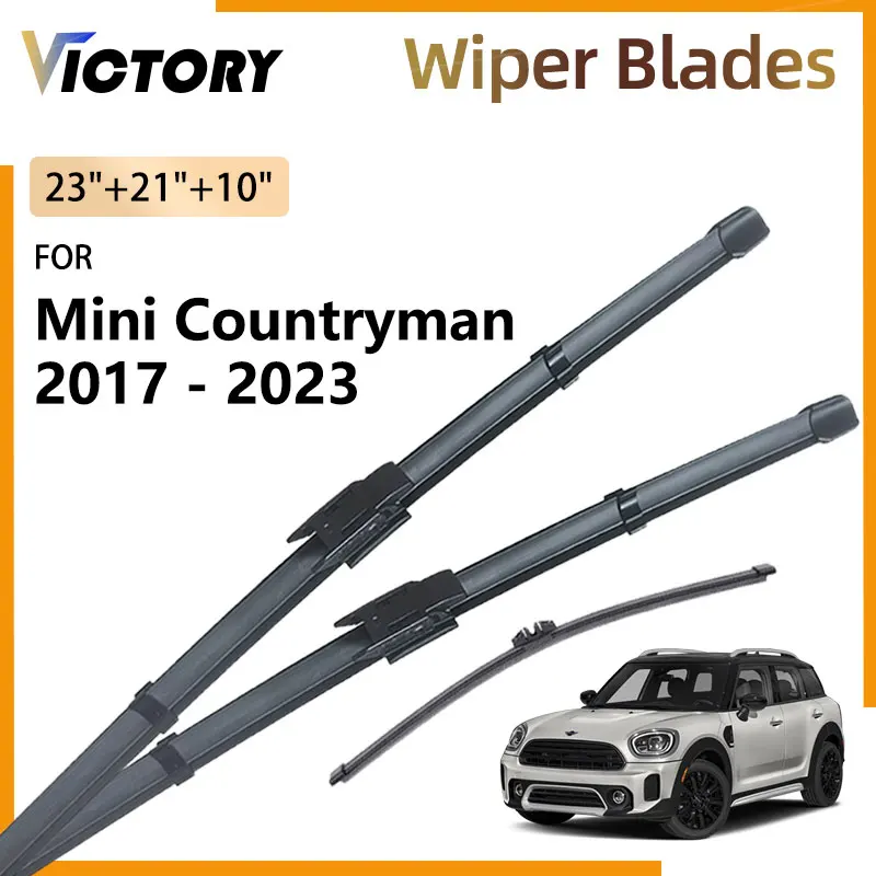 Car Front Rear Wiper Blades For Mini Countryman F60 Cooper S 2017 - 2023 2022 2021 2020 2019 2018 Windshield Windscreen Brushes