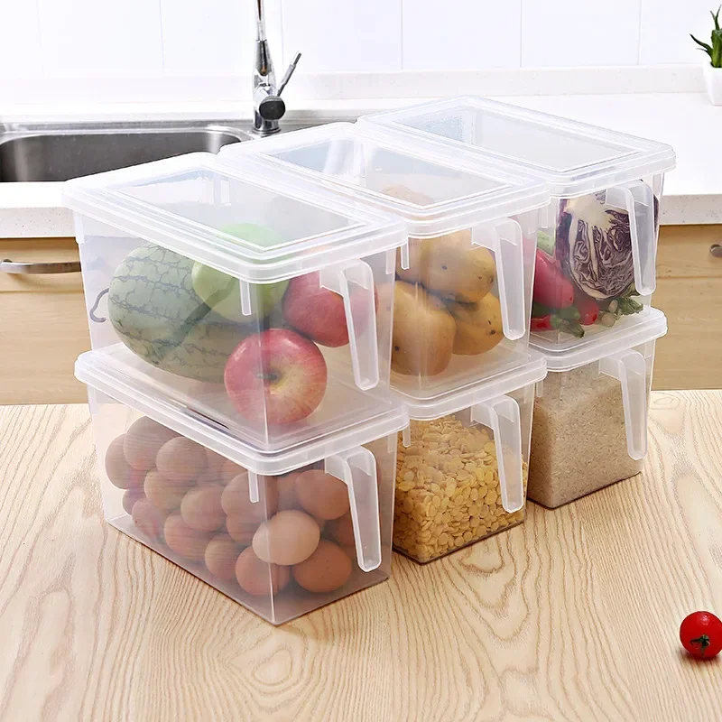 

PP Storage Box Kitchen Transparent Grains Beans Storage Contain Sealed Home Organizer Food Container Refrigerator Storage Boxes