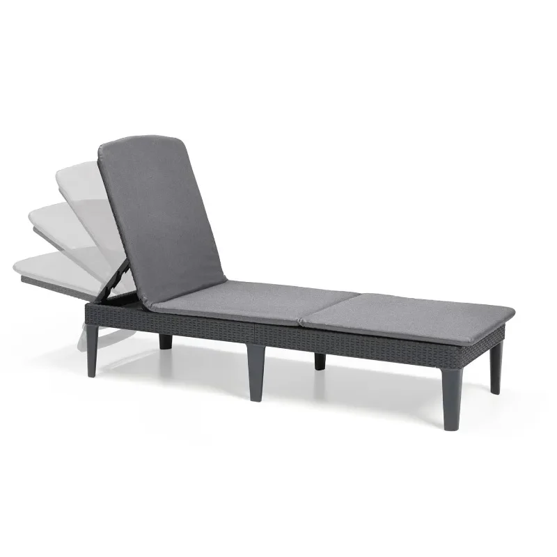 Keter Sunlounger Garden Bed, Jaipur with Cushion