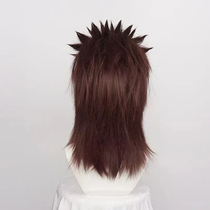 아이아이 2025 호카게 닌자 아키미치 쵸지 ‌   성인 코스프레 합성 롱 스트레이트 애니메이션 Coser 내열성 섬유 가발 Hallowe