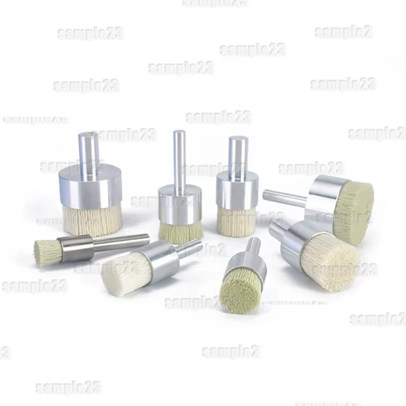 320Grit Alumina Ceramic Abrasive End Brush CNC Deburring Aluminum Parts Passivation Polishing Remove Tool Marks