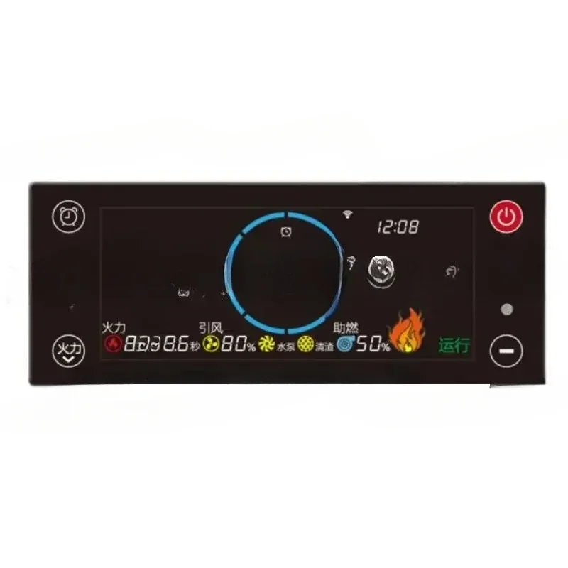 Para estufa de pellets, controlador de quemador con pantalla digital LED, placa de circuito, panel de control de horno, piezas de estufa de calefacción para el hogar, 220V