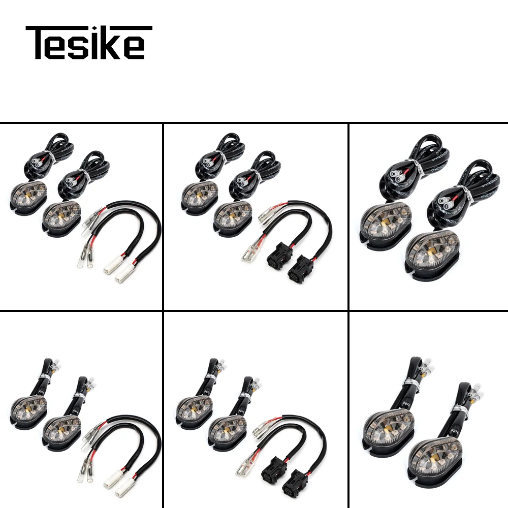 MT07 Front Rear Turn Signal Blinker Light For Yamaha MT-07 MT 07 Y-AMT MT 01 MT 03 Flush Mount Micro Indicator Flasher Lamp