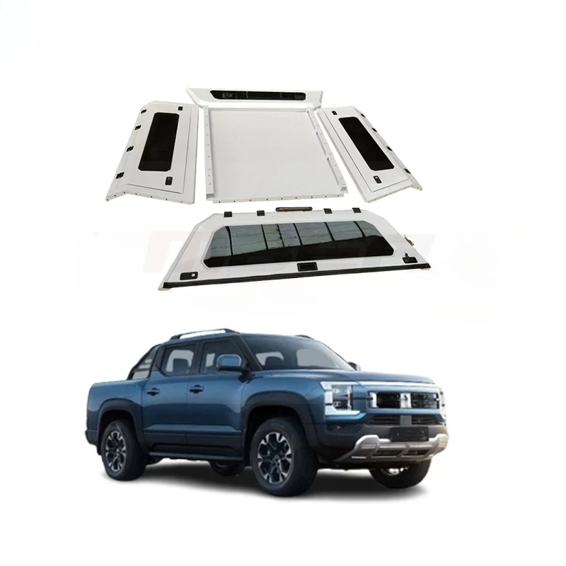 

Custom Color 4x4 Pickup Truck Waterproof Manganese Steel/Aluminum Alloy Car Canopy Hardtop Topper Shark
