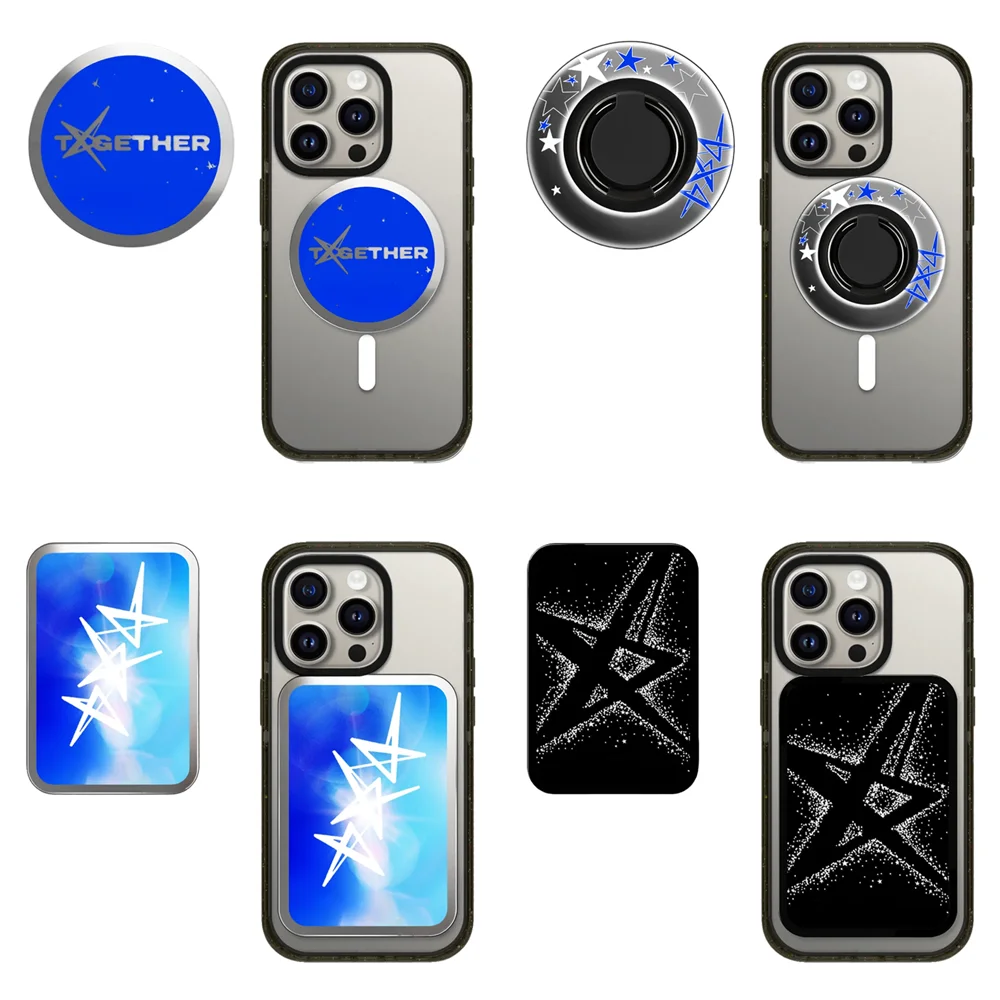 

Five-pointed Star Magnetic Folding Phone Stand for IPhone 12 13 14 15 16 Pro Max Holder Mount Support for S25U