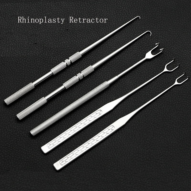 Double eyelid pull hook beauty plastic tool sharp head blunt head eyelid bag double claw double ball pull hook skin pull hook