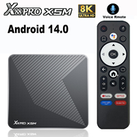 X88 PRO X5M Android 14 TV BOX Amlogic S905X5M CPU 2G with 1000M Lan LPDDR4 ROM 16GB 32GB 64GB WIFI6 BT5.0