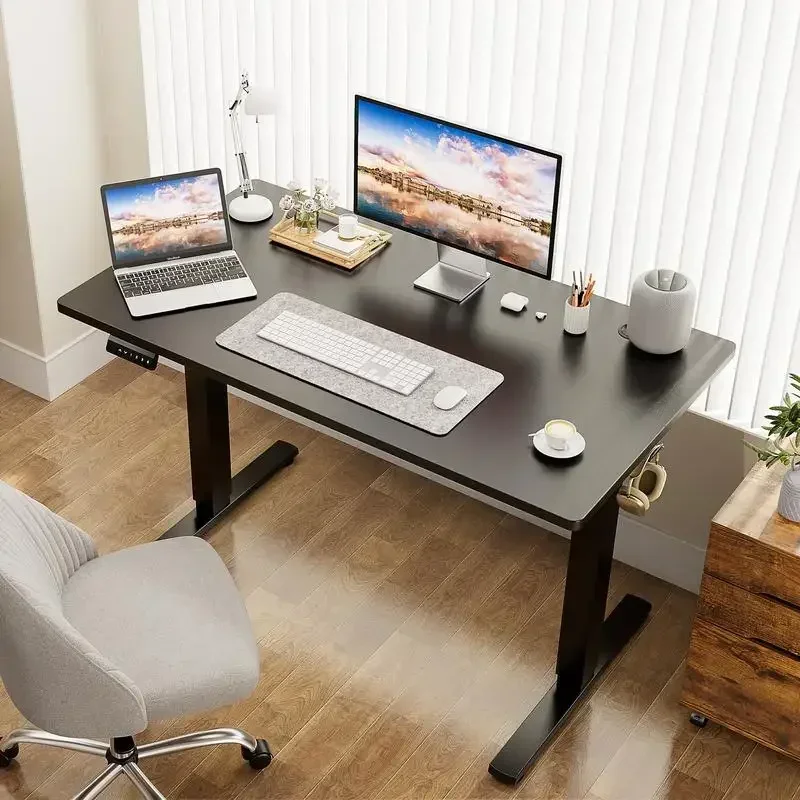 Home Furniture Electric Standing Desk with Memory Preset, Ergonomic Height Adjustable Table