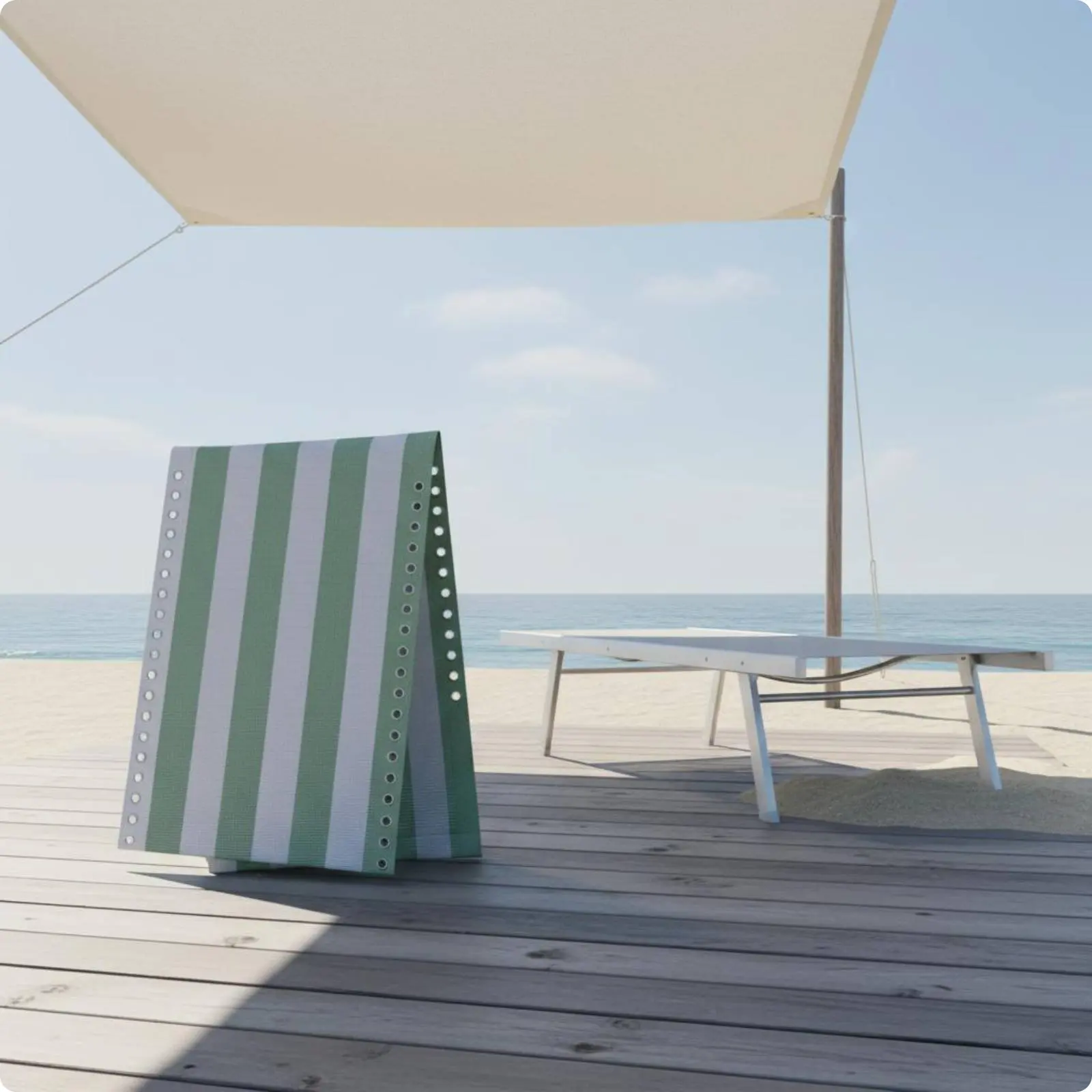 Variant: 160x43cm Light Grn