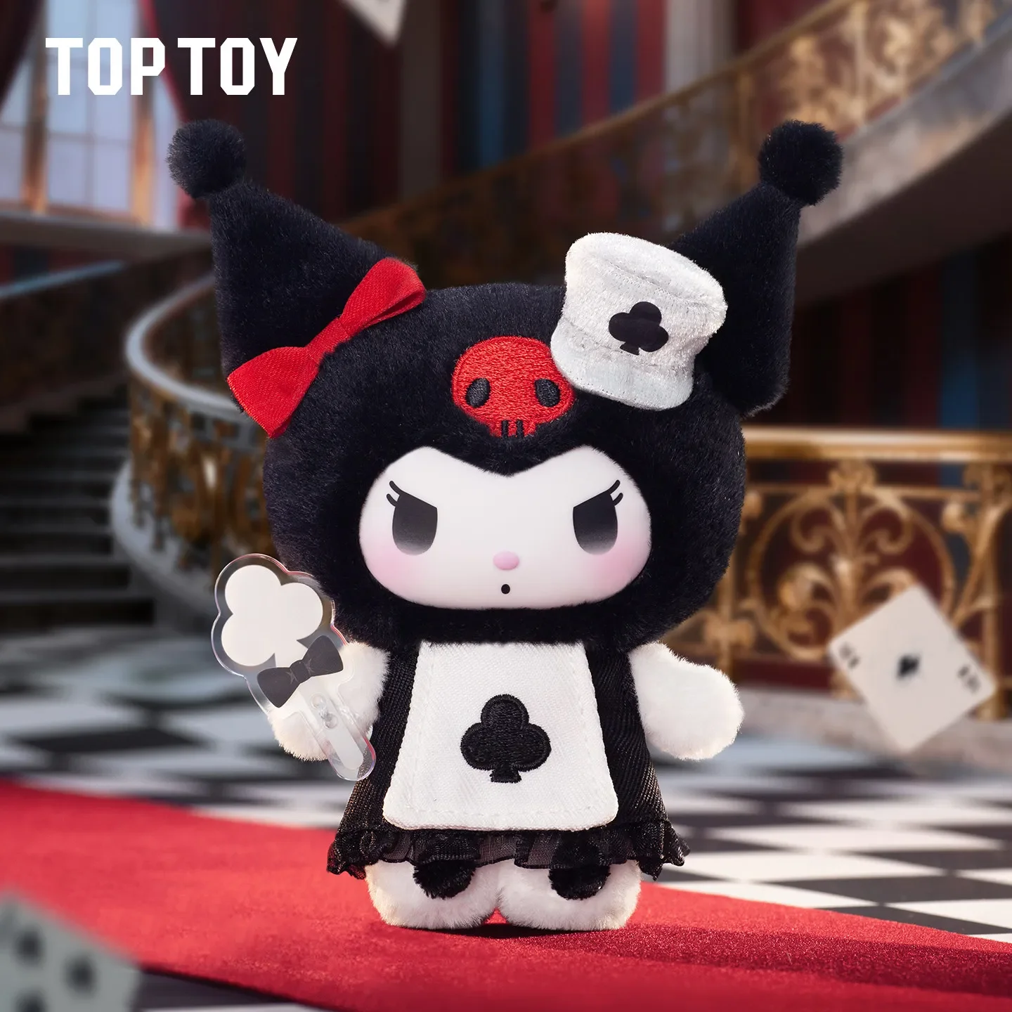 toptoy-kuromi-poker-kingdom-series-vinyl-plush-blind-box-guess-bag-decorazione-da-scrivania-blind-bag-giocattoli-anime-figure-modellino-carino