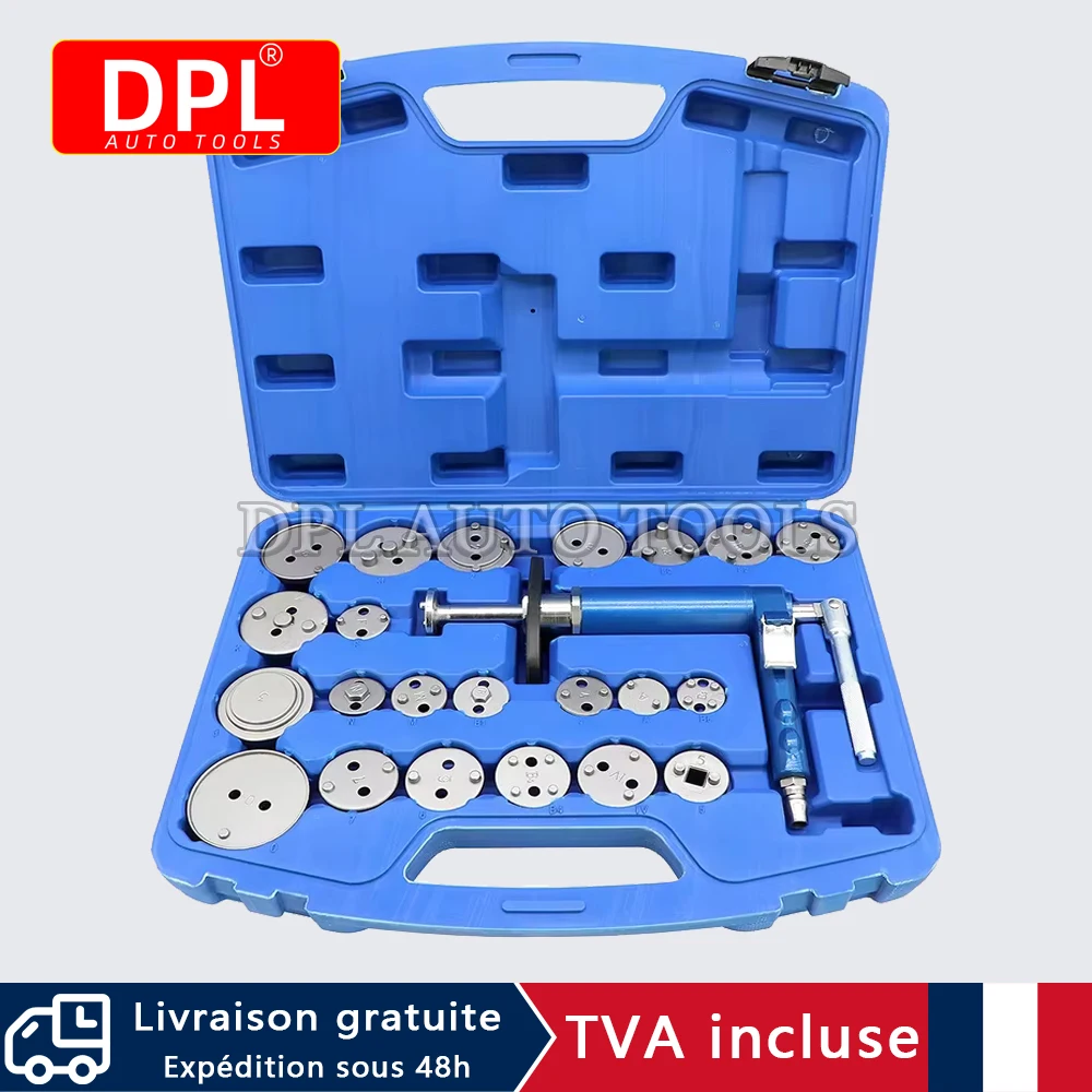 Image of Universelles 23-teiliges Pneumatisches Bremskolben-Rückstellwerkzeug-Set für Autos