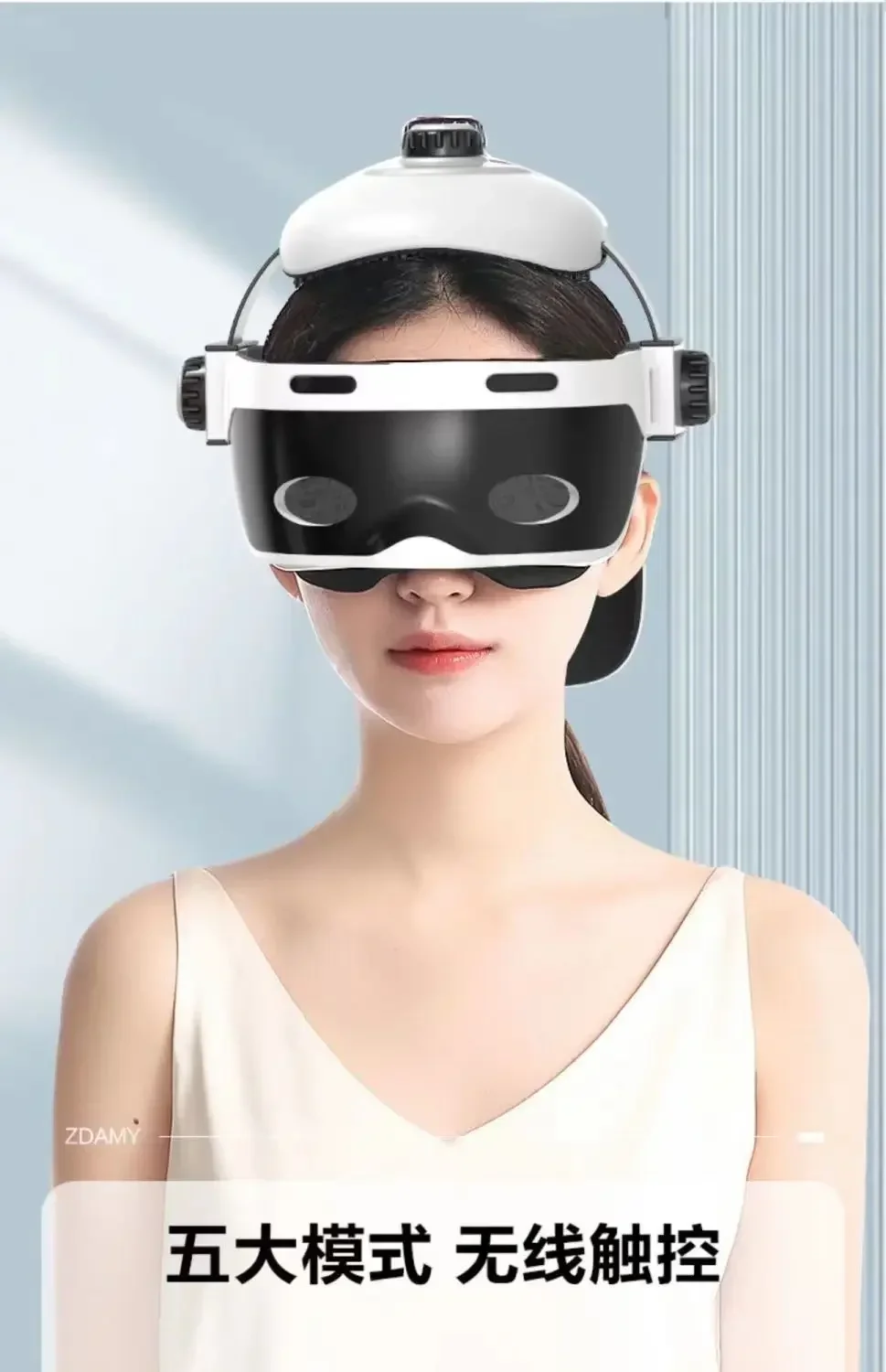 

Customizable Electric Head Massager Scalp Automatic Hot Compress Relaxation Massager for Headaches Air Pressure Kneading