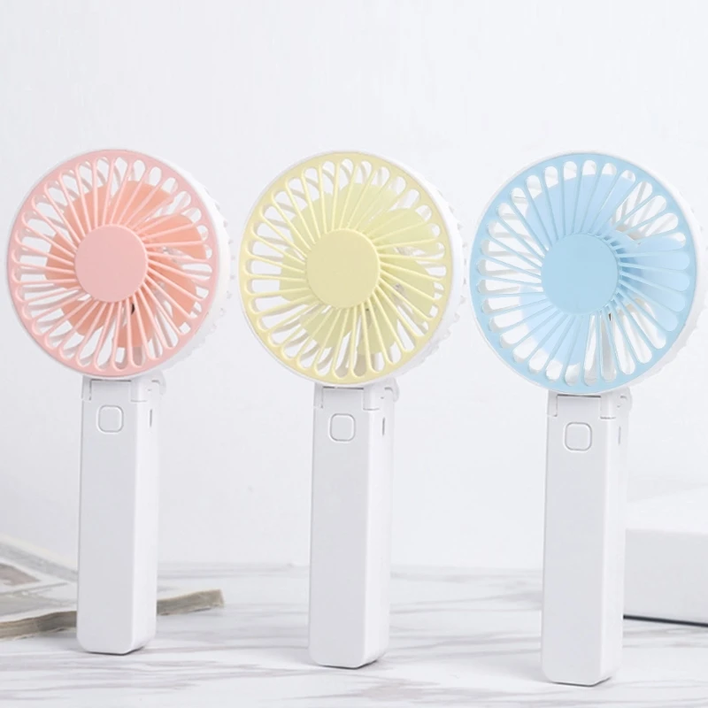 3단 속도 및 USB 충전식 팬 배터리가 장착된 소형 휴대용 팬은 야외 실내 사무실 여행용 Dropship용 3000mAh를 작동합니다.