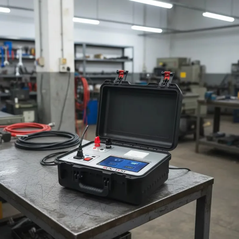 

China Manufacturer 100A Automatic Digital Portable Micro Ohm Meter Loop Resistance Contact Resistance Tester