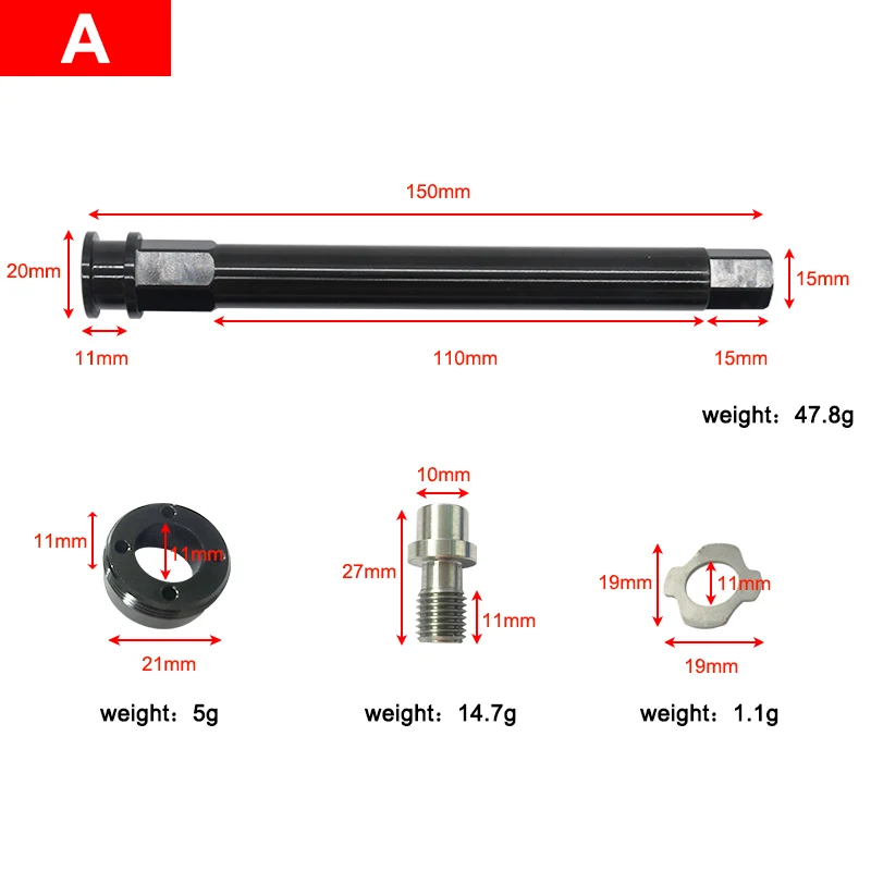 Front Thru Axle Rod 15*110mm Mtb Bikes Parts 12x100 & 12x142 Hub Shaft Quick Release Used Manitou M30/Comp Mountain Bicycle Fork