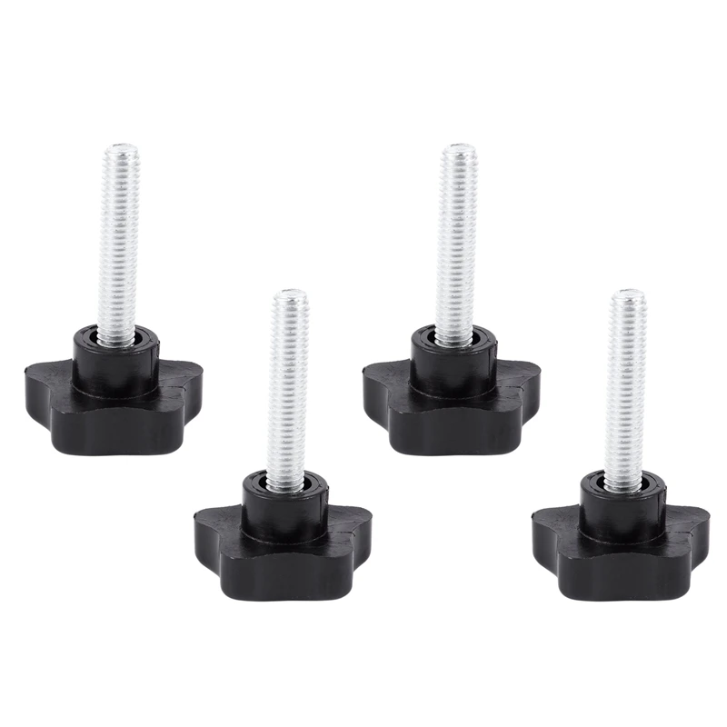 

4X M8 X 40Mm Screws Star Head Wing Screw Clamp Knob Handle Black