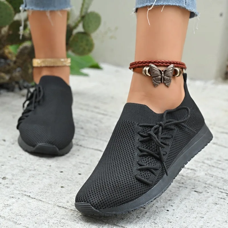Women Vulcanized Shoes Breathable  New Lightweight Couple Soft Mesh Ladies Casual Shoes Outdoor Casual Driving Shoes