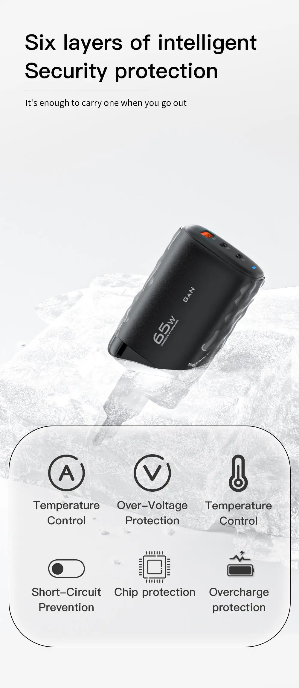 Essager USB Type C Charger 65W GaN QC3.0 PD3.0 For iphone 14 13 12 Pro Max Xiaomi Mobile Cell Phones Fast Charge Charger EU Plug