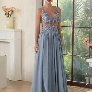 Elegante Fischknochenfischkleider in der Nacht, helle Applikationen, eine Linie, Ballkleid, Spaghetti -Gurte Illusion, formelles Partykleid 10 Hauptverkaufskleid für Gala - №4