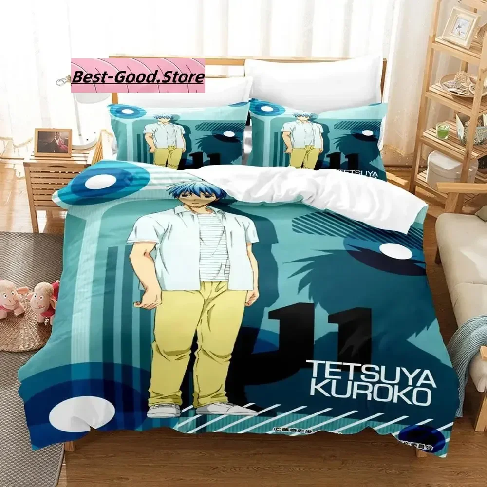 Kurokos Basketball Bettwäsche Set Single Twin Full Queen King Size Bett Set Aldult Kinderzimmer Bettdecke Sets 3D-Druck Anime 2022