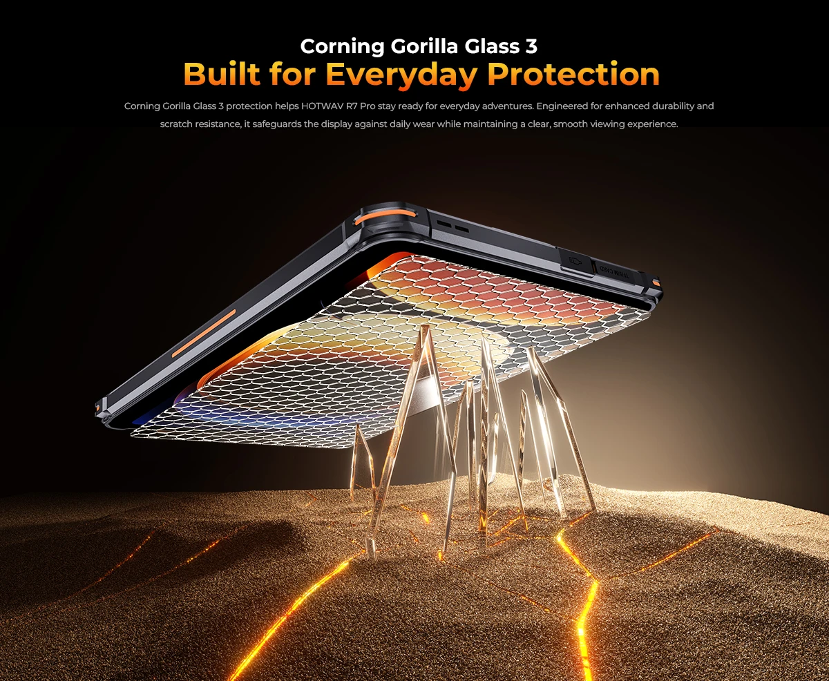 HOTWAV R7 Pro 10.1'' HD 120Hz Display 1080P Rugged Tablet 15600mAh Massive Battery 20W Fast Charging Android 16 Super Camping Light Pad 8GB RAM 256GB ROM 20MP + 5MP Camera Self-Developed AI Toolset Octa-core Tablet PC With Flexible Aluminum Stand