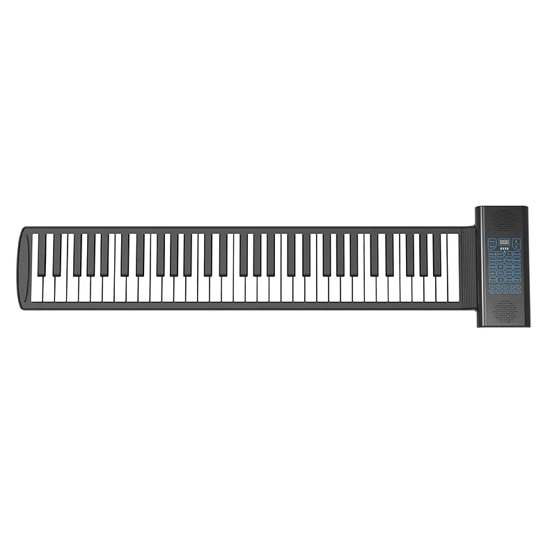 61 Keys Portable Easy Connect Hand Roll Piano for Kids Beginner Electronic Piano