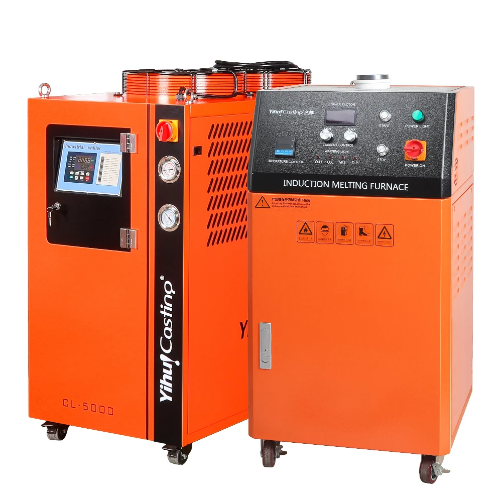 Yihui Casting Jewelry Production Melting Furnace for Gold, Silver, Copper Mini Induction Furnace for Sale
