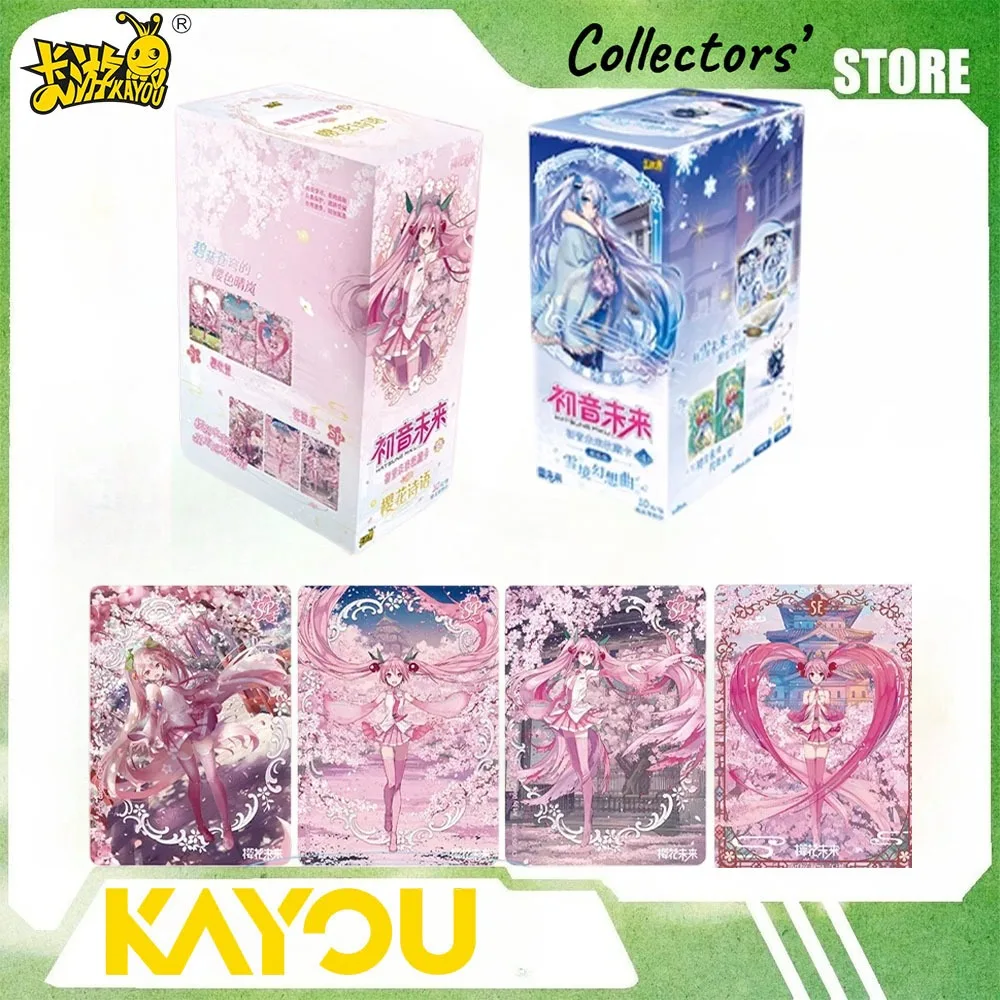 kayou-official-hatsune-miku-cards-first-glimpse-pack-fifth-edition-cherry-blossom-poetry-collection-card-anime-peripheral-gifts