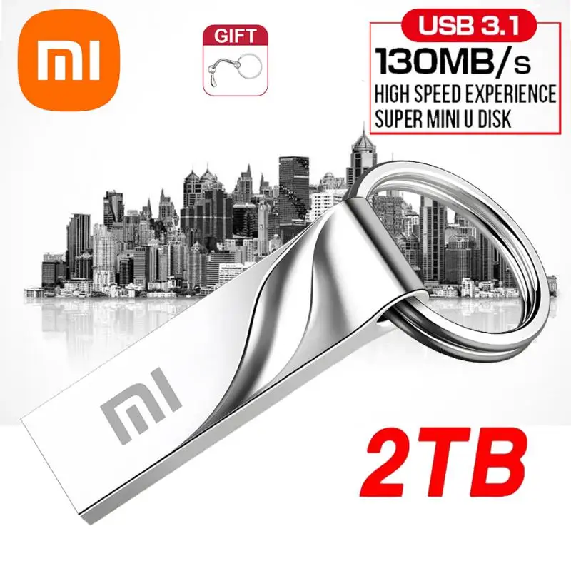 

Xiaomi MIJIA Type C Pen Drive OTG 2TB USB 3.0 Flash Drive For Phone Android 1TB 128GB 512GB Pendrive Siliver Memory Stick