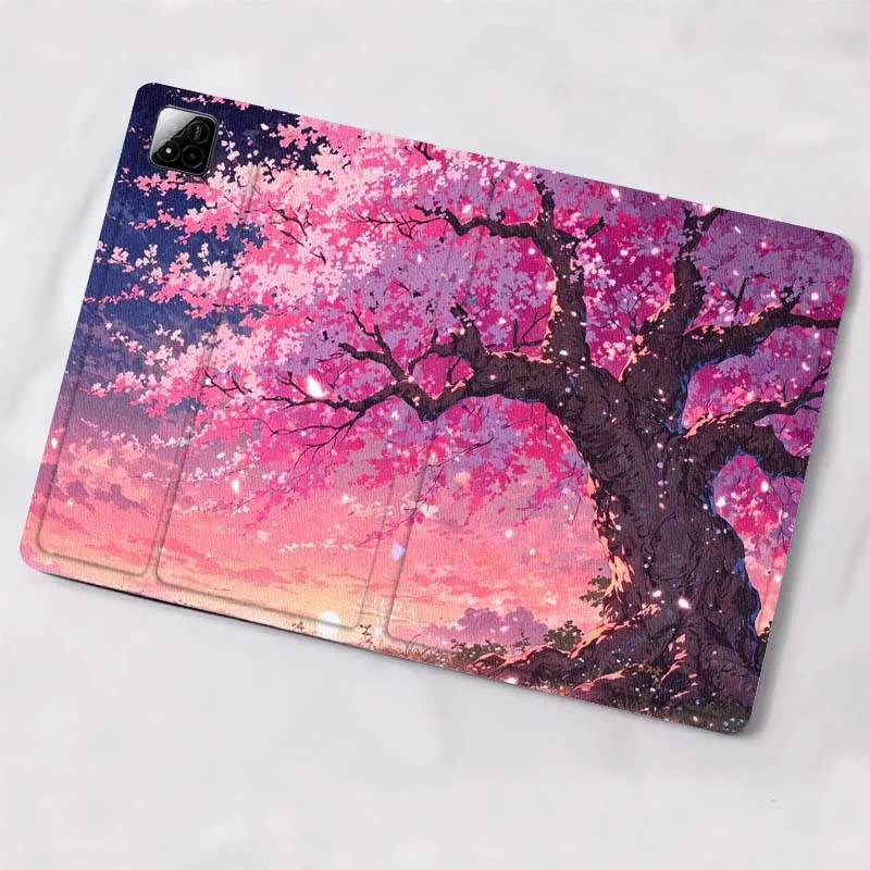 

Landscape Flower Tree Art Gift For Xiaomi Redmi Mi Poco Pad 2 5 6s 7 7s Ultra Pro Max 14 12.4 12.1 inch Soft Tablet Case