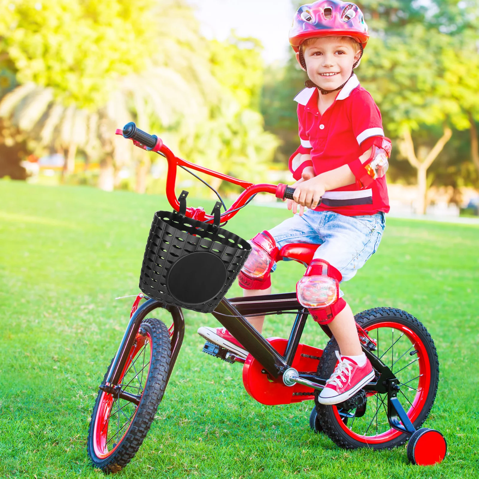 Cesta de almacenamiento para bicicletas resistente al agua, portátil, de primera calidad, fácil de instalar, artículo pequeño