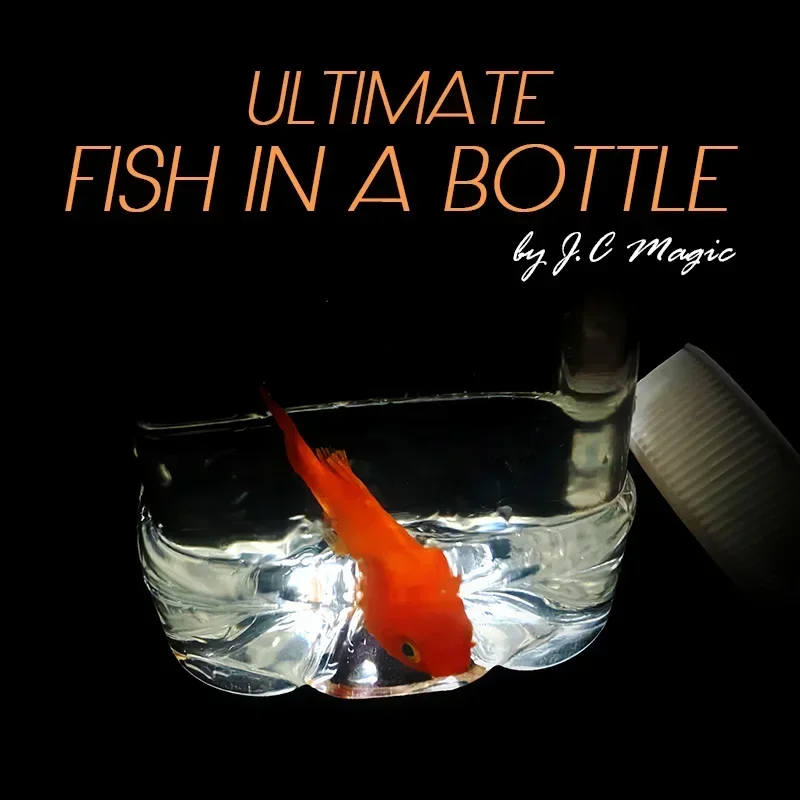 

Ultimate Fish in a Bottle by J.C Magic Tricks Goldfish Appearing in Water Bottle Close up Stage Illusions Gimmicks Mental Props