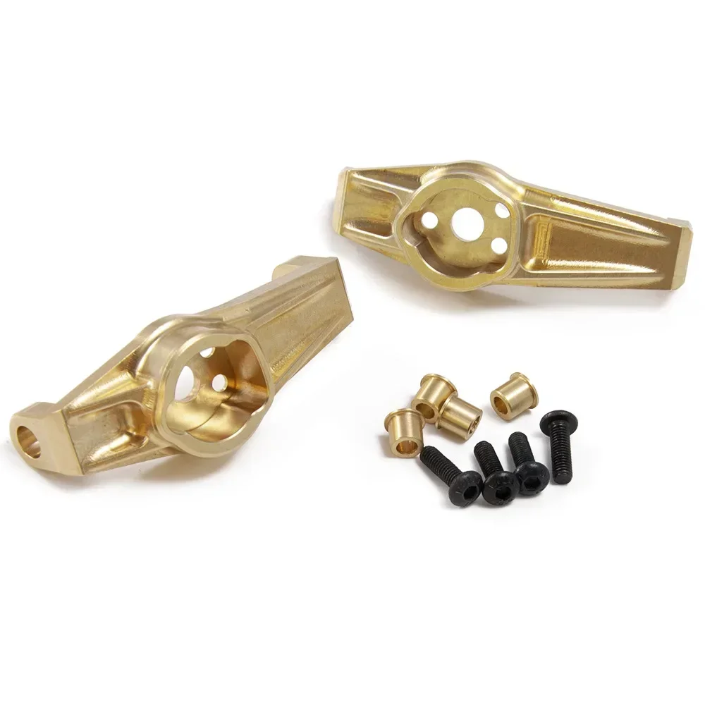 1Pair Heavy Duty Brass Front Hub Carrier for Trxs TRX4 1/10 RC Crawler Counterweights