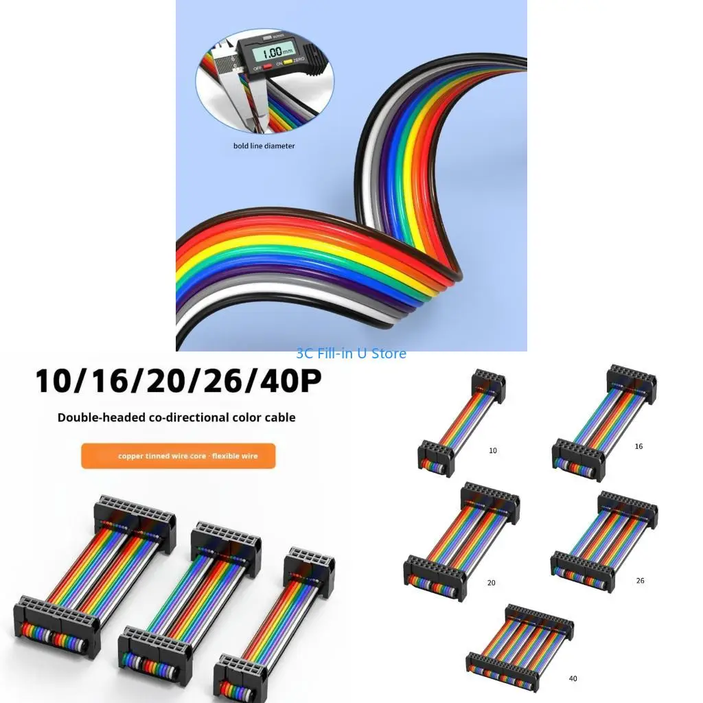 G8TA Ribbon Line 2.54mm Cable Wire 40PIN Cable Wire 10Pin/16Pin/20Pin/26Pin/40Pin