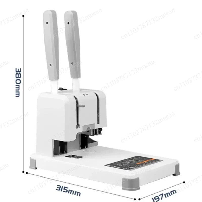 Office Archive Bill Punch and Binding Machine Accounting Book Binding Hot Melt Rivet Tube Archive Bill Office Punching Machine