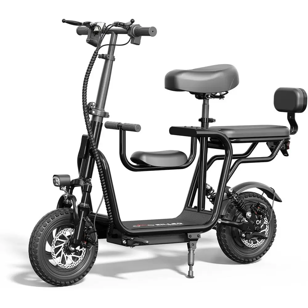 

Adults 48V Electric Scooter with Seat, 750W Motor, 18.75 MPH Speed, 20 Mile Range, Foldable Handlebar,Customized