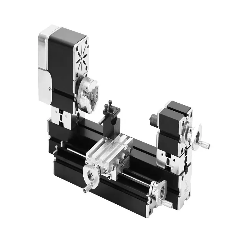 Big Power 12000rpm Mini Metal Lathe Machine ZRCC01060L 12V5A60W for  School Teaching/Hand Crafting