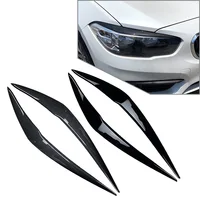 1 par de accesorios de cubierta de párpado de ceja para faro delantero de coche para BMW 1 Series F20 finales de 118i 120i 2015 2016 2017 2018 2019