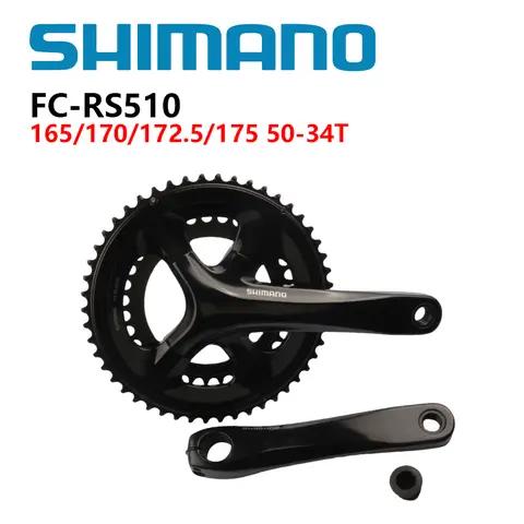Shimano FC-RS510 2x11s Crankset Chainwheel 165mm/170mm/172.5mm/175mm 50-34T 110BCD For Road Bike 2-Piece Crank Original Shimano