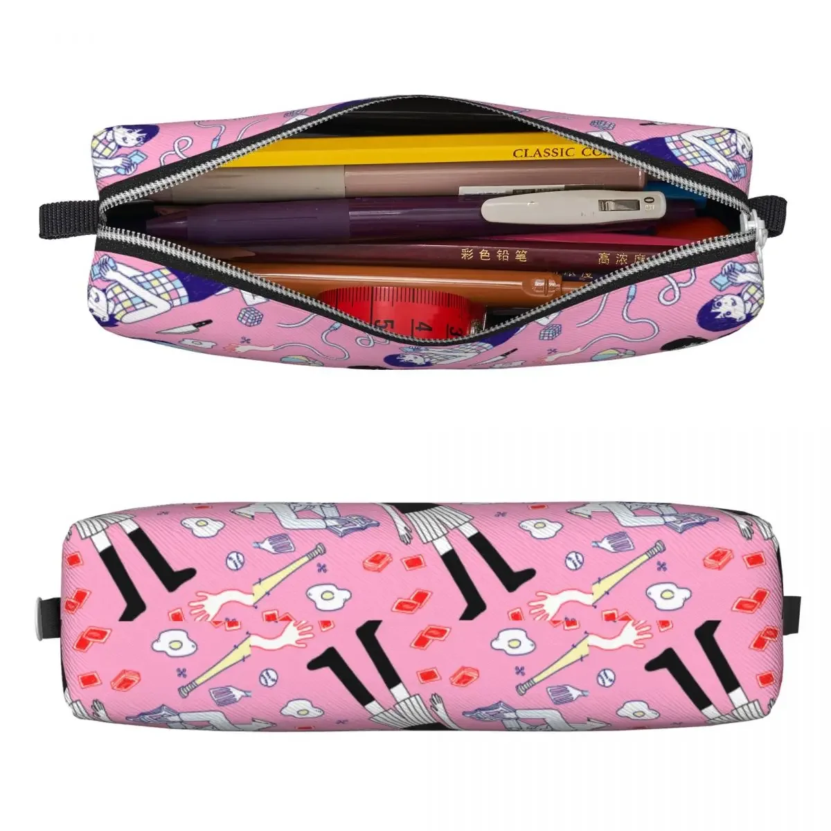 New Sunny Basil Aubrey Pencil Case Omori Game  Pouch Pen Box Kids Large Storage  Bags Office Gift Stationery