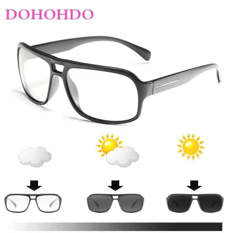 

DOHOHDO Original Brand Photochromic Polarized Sunglasses Men Women Driving Day And Night Vision Goggles Sun Glasses Eyewears