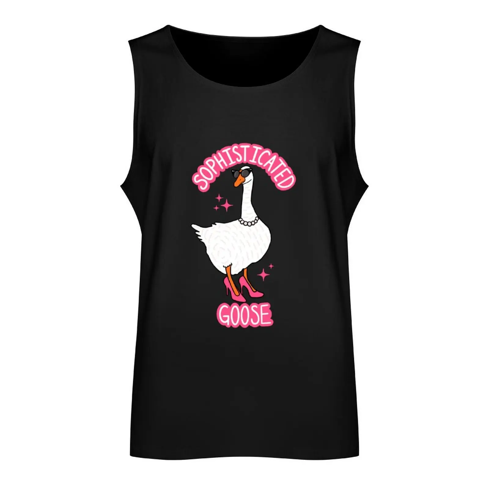 Sophisticated Goose Tank Top Men's gym sleeveless tshirts for men male top Men's singlets