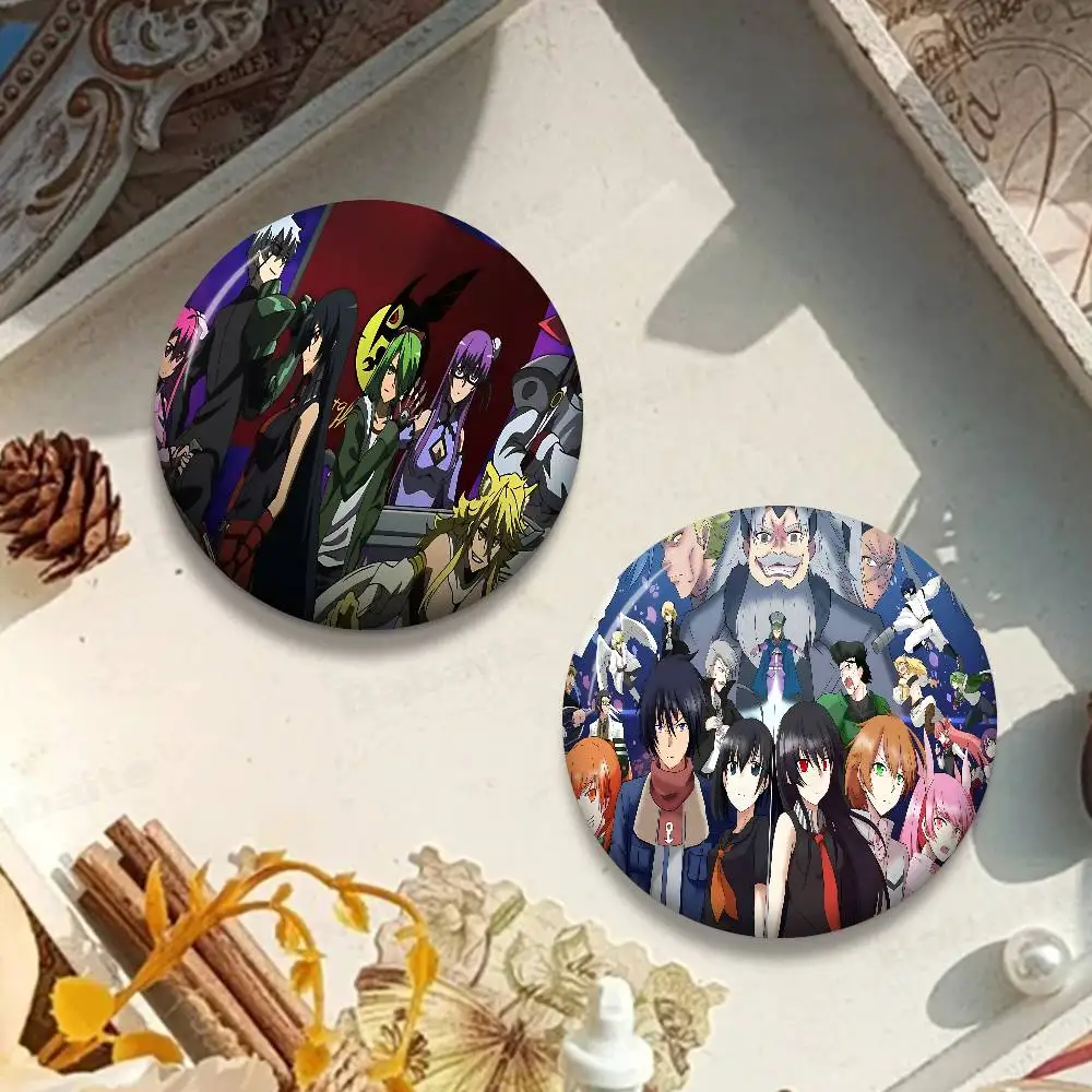 Japanese Anime Akame Ga KILL Anime Button Pin Handmade Brooch for Clothes Cartoon Badge Backpack Decoration Jewelry Accessories