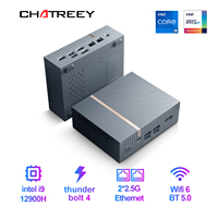 Chatreey IT12 Mini PC  Intel Core i7 13700H i9 12900H Gaming Desktop Computer 2x2.5G Ethernet PCIe 4.0 Wifi 6 Thunderbolt 4