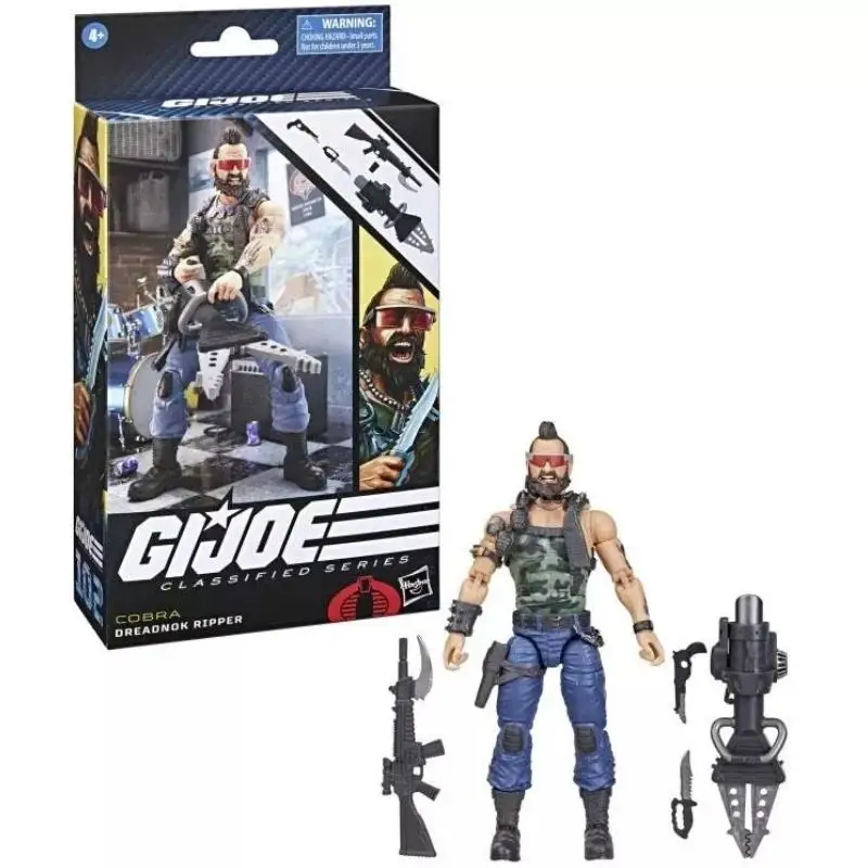 Hasbro G.I. Joe Classified Series #102 Dreadnok Ripper Collectible 6 inch Action Figures for Boys & Girls Gift