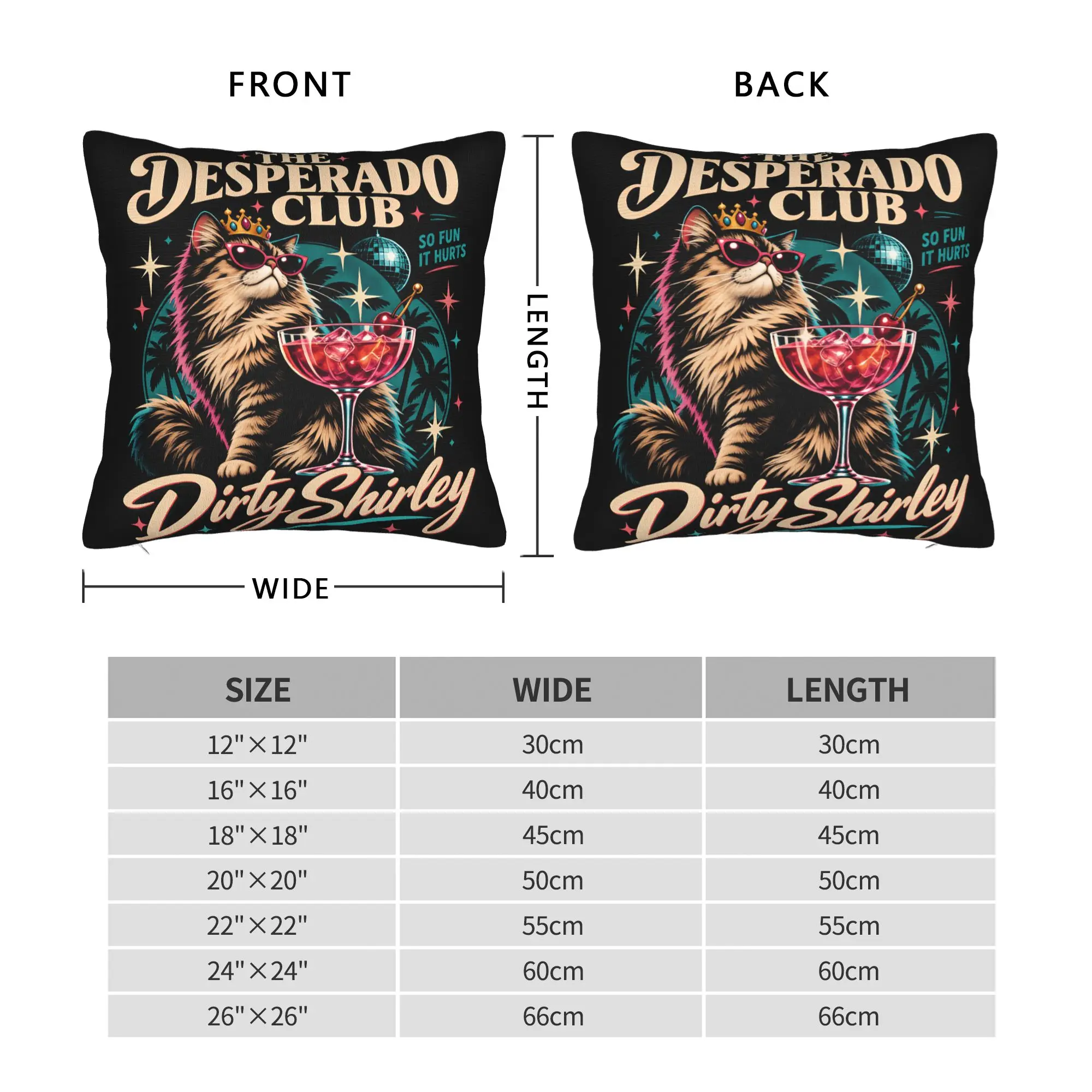 Dungeon Crawler Carl Desperado Club Dirty Shirley Pillow Case  Design Pillow Cover For Sofa Home Decoration Fashion Pillowcases