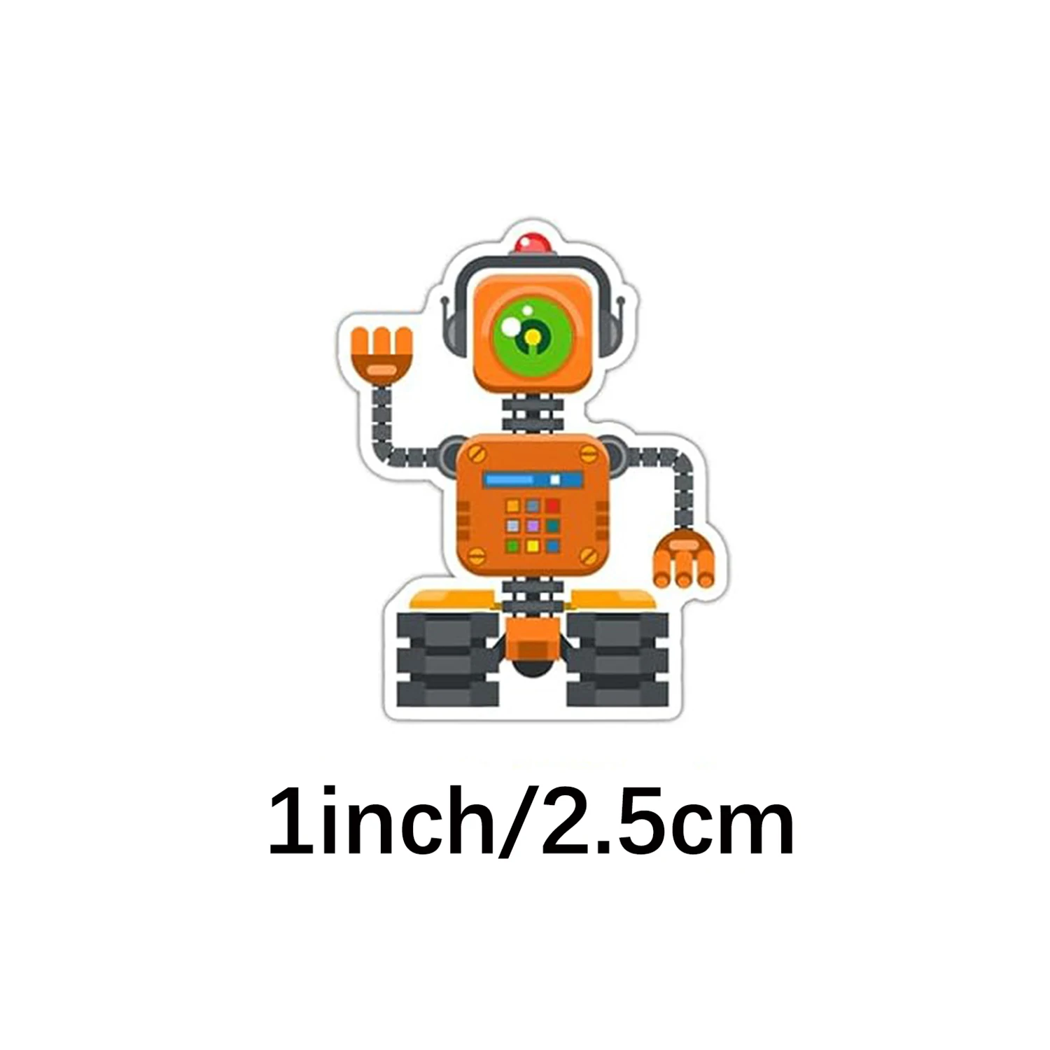 100-500pcs Cartoon Robot Pattern Design Stickers Party Gift Wrapping Label Children Scrapbook Cute Stationery Stickers