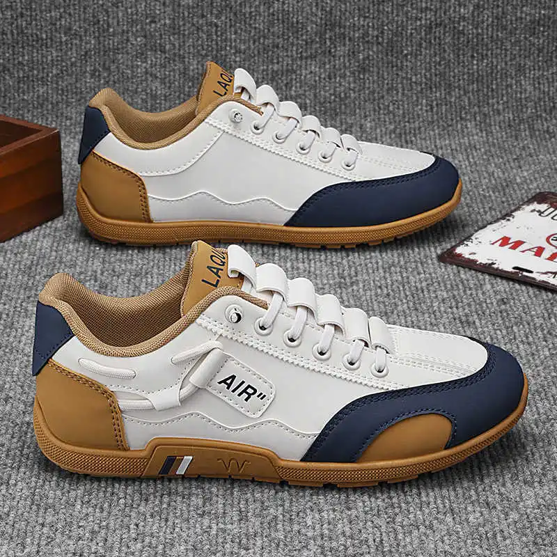 Tied Autumn-spring Men Sneakers Blue Casual Men Classic Shoes Mens Luxury Trainers Sports Deporte Due To Sapatilla Tenni