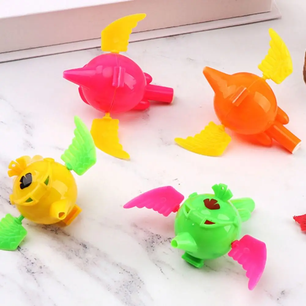 5PCS Kids Gift Flying Bird Whistle Educational Toy with Rotating Wings Rotating Whistle Toys Birthday Party Funny