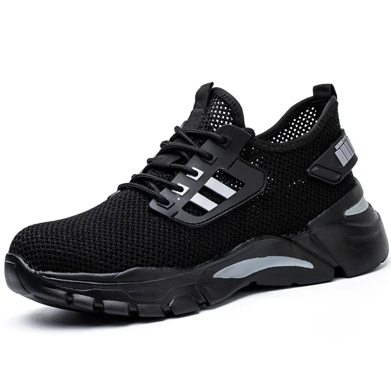 Safety Shoes Work Shoes Steel Toe Men Puncture-protective Work Boots Indestructible Safety Lightweight Sneakers Safety Shoes